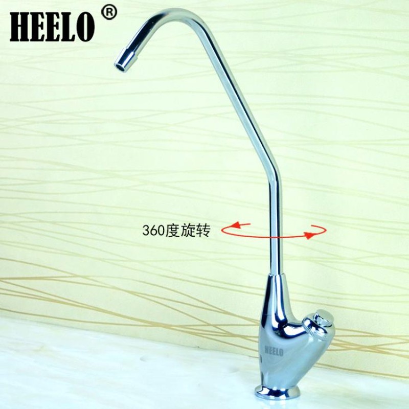 茶室按压式铜饮水机直饮水龙头4分纯净水家用净水器饮用2分可旋转