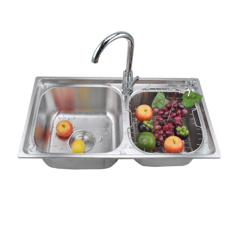304不锈钢双盆厨房水槽双槽水池洗碗池家用洗菜盆洗手盆洗水盆,家装主材,水槽套餐,淘宝优惠券,粉丝福利购,淘宝优惠卷