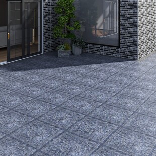 户外庭院砖 中式仿古地砖 室外院子花园露台地面防滑防冻复古瓷砖