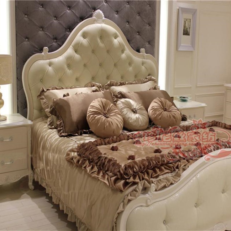 欧式法式古典宫廷皇m宫高档奢华别墅样板房样板间软装床品十件套