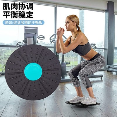 PP平衡板核心力量协调塑形平衡踏D板康复训练健身运动器材瑜珈板
