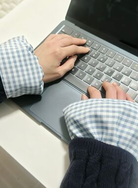 2026新款日式小清新学生办公室袖套双面