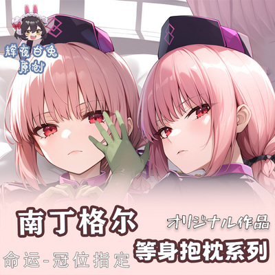 辉夜白兔原创南丁格尔FGO二次元游戏周边等身定制抱枕套