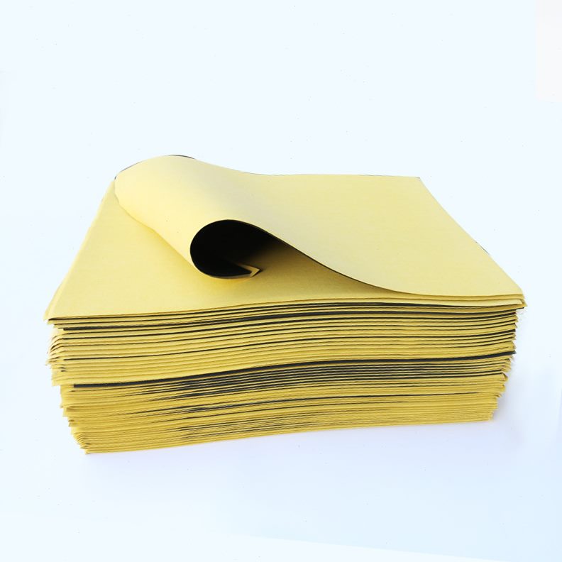 回墨印章垫翻转印章 压缩绵储墨垫黄色5mm吸油墨印台海绵垫密度