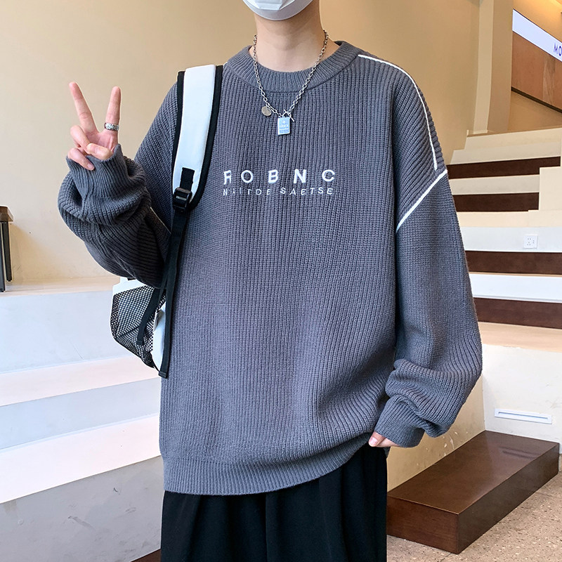 毛衣男士秋冬新款针织衫青年学生针织衫/毛衣