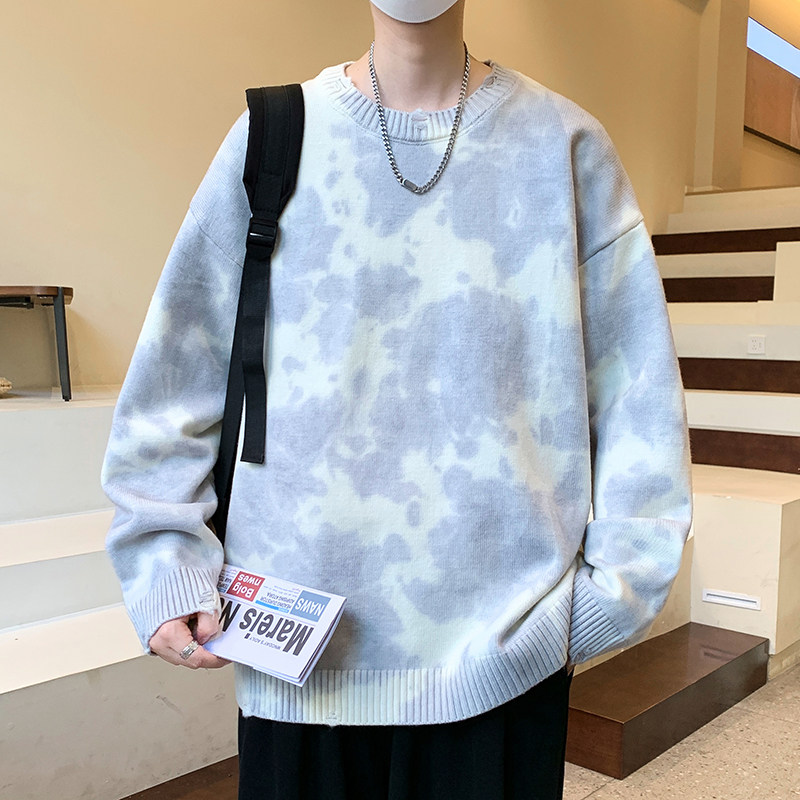 秋冬季毛衣男士韩版大码针织衫青针织衫/毛衣