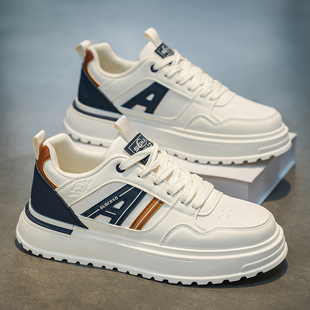 厚底增高运动小白潮鞋 男鞋 青少年百搭高级感休闲板鞋 冬季 2025新款