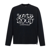 秋衣男女情侣长袖 2025FW新款 GOOD花香鸟语立体图案轻奢时尚 卫衣