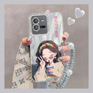 适用IQOO10Pro手机壳V2218A新款 vivoiqoo10软硅胶V2217A保护套iq0010por全包icoo防摔ipoo潮女vivoiq卡通动漫