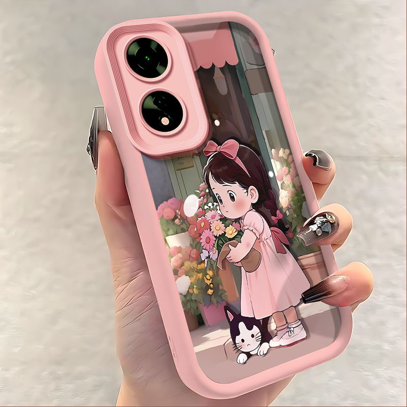 OPPOA1硅胶全包防摔手机壳卡通
