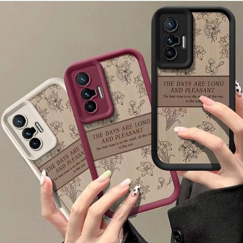 VIVOX70硅胶全包防摔手机壳复古