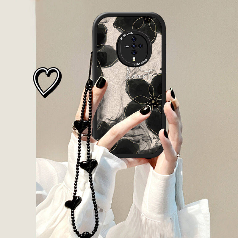 vivos6硅胶水墨花手机壳