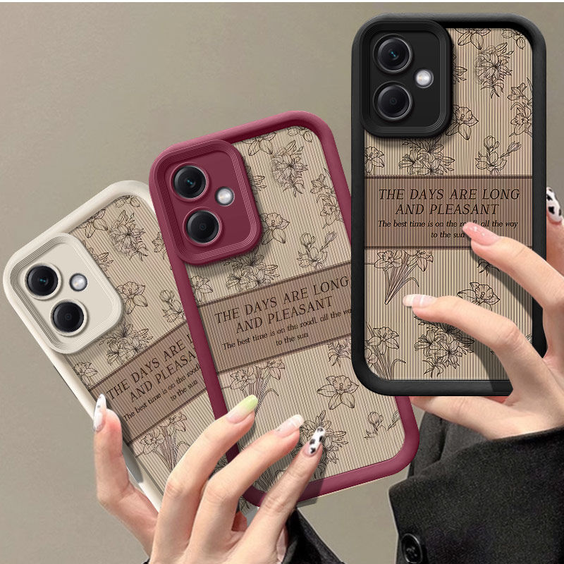 红米NOTE12硅胶全包手机壳复古