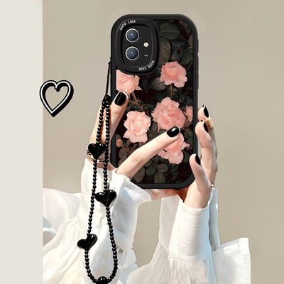 vivoy33s硅胶套玫瑰花手机壳复古