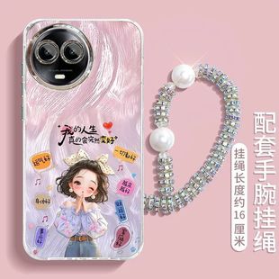 适用真我V50手机壳RMX3783新款 opporealmev卡通realme文字 realmeV50软硅胶保护套OPPO全包防摔oppov新年女款