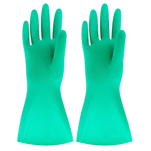 东涛耐酸碱手套耐油污防化工业丁腈橡胶加厚耐磨防滑防水家务洗碗