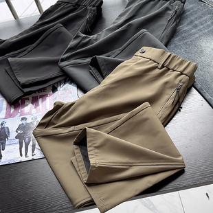 防风防水松紧腰直筒运动休闲裤 外贸男士 D8515 秋季 户外机能