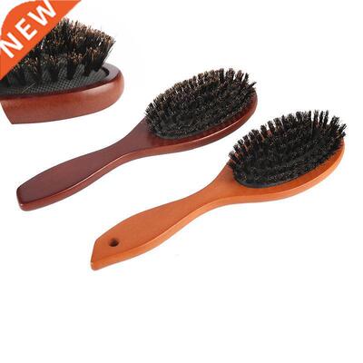 New Arrival Hair Brush Wood Handle Boar Brile Beard Comb S