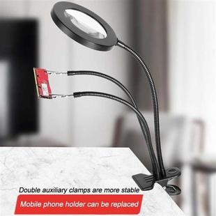 Optical Glass Lens Magnifying Lamp Metal Gooseneck Lamp 3 Co