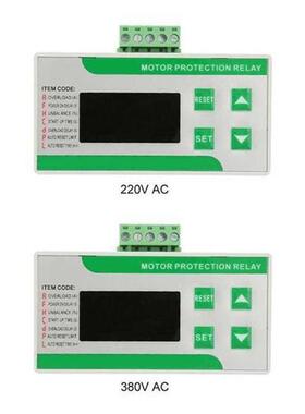 AC220V 2-99A LED Overload Phase Loss Motor Protection Relay