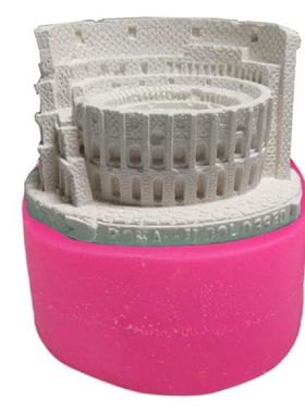 Innovative 3D Toy Coliseum Silicone Mold Concrete Cement