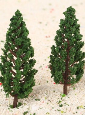 50 Pcs Model Pine Trees Model Train Trees  HO or OO Scale Sc