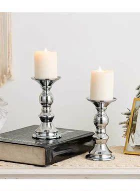 Pillar Candle Holders Wedding Centerpieces Metal Candle
