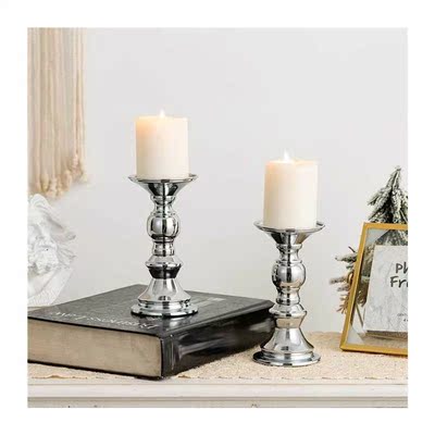 Pillar Candle Holders Wedding Centerpieces Metal Candle