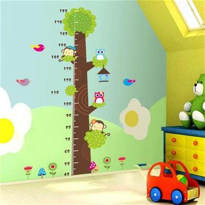 60x90 CM Height Chart Kids Growth Measurement Nursery Wall