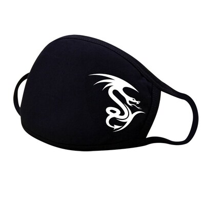 Dragon Mask Adult Fashion Designer Printed Reusable Fabric