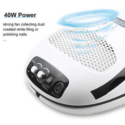 140W 3-IN-1 Nail Drill Manicure Machine & Nail Dust Vacu
