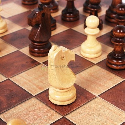 3 in 1 Chess Set Wooden Chess  Backgammon Checkers Indoor Tr