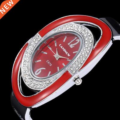 Woman Watch 2019 New Design Ladies Bracelet Qutz Crystal