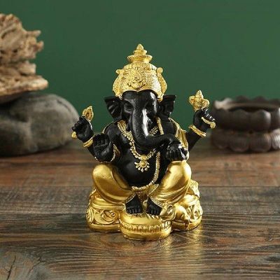 Indian Buddha Elephant God Statue Resin Ganesha Elephant