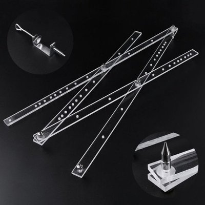 50cm Scale Folding Ruler Pantograph Copy Rluer Drawing Enlar