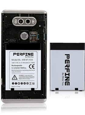 Perfine V20 4100 mAh BL 44E1F For LG V20 Battery Replacemen