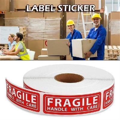 1 Roll 250pcs Stickers Labels Mailing Fragile Warning Label