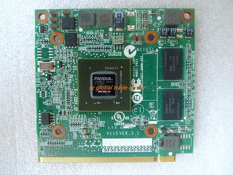 Wholesale nVIDIA Geforce 9300M GS MXM II,DDR2,512M VGA Card