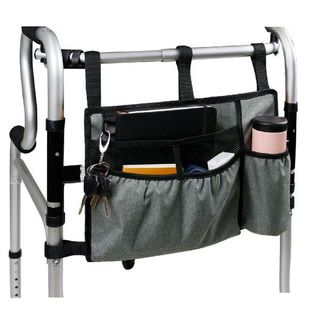 Rollator Walker Bags Electric Scooter Wheelchair Side Pouch