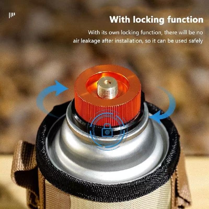 Outdoor Camping Hiking Stove Burner Adaptor Split Type