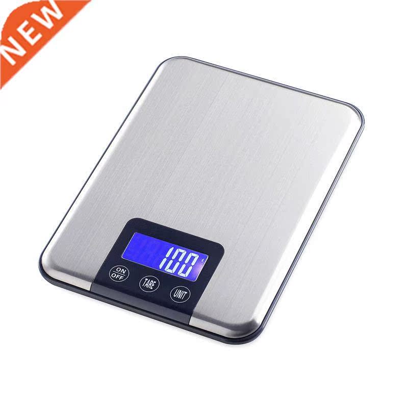 5kg Large Digital Kitchen Scale 5000g 1g Touch Button Stainl