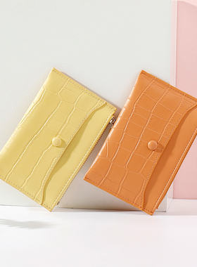 Brand Stone Pattern Mini Women Card Holder Cute Credit ID Ca