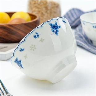 Classic Bone China Glazed Rice Bowl Soup Bowl Small Bowl