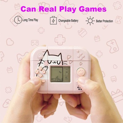 3D Gameboy Tetris Game Console Wireless Headphone Case for