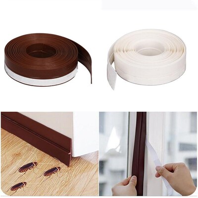 1M Silicone Self-Adhesive Weather Stripping Under Door Bugs