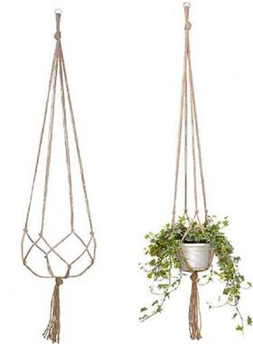 2Pcs Jute Macrame Plant Hanger Hanging Plant Hanger Easy