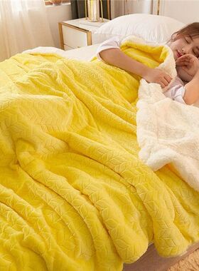 Lamb Wool Blankets And Throws Adult Thick Warm Winter