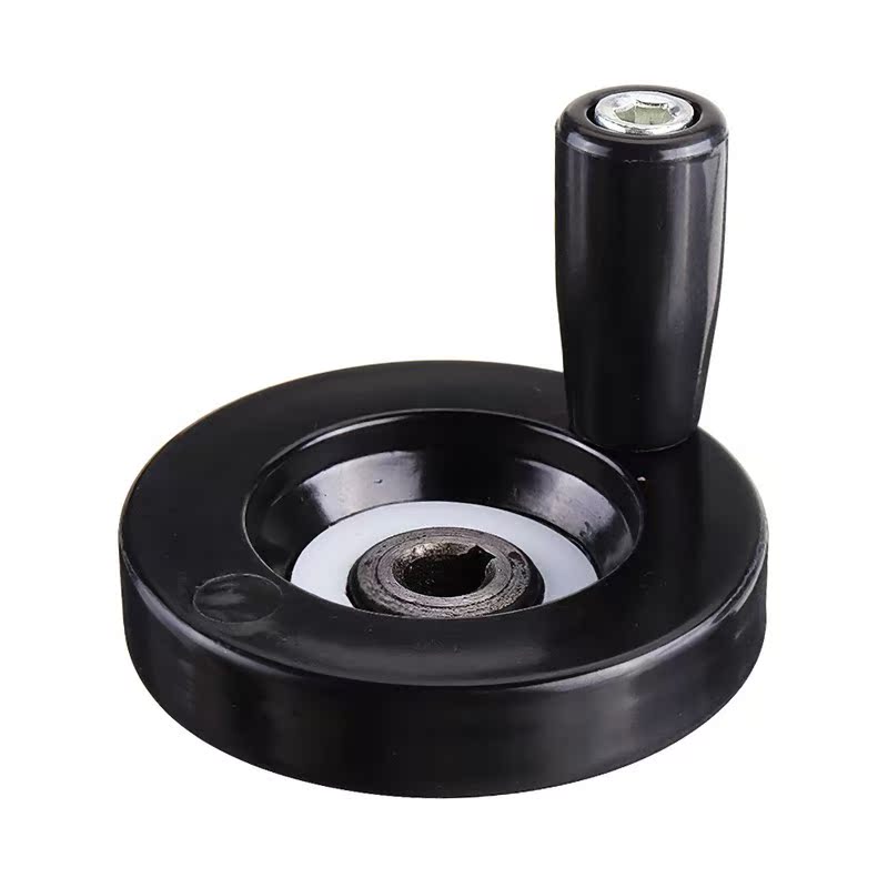 8x63mm Plastic Metal Handwheel with Rotating Handle Machiner