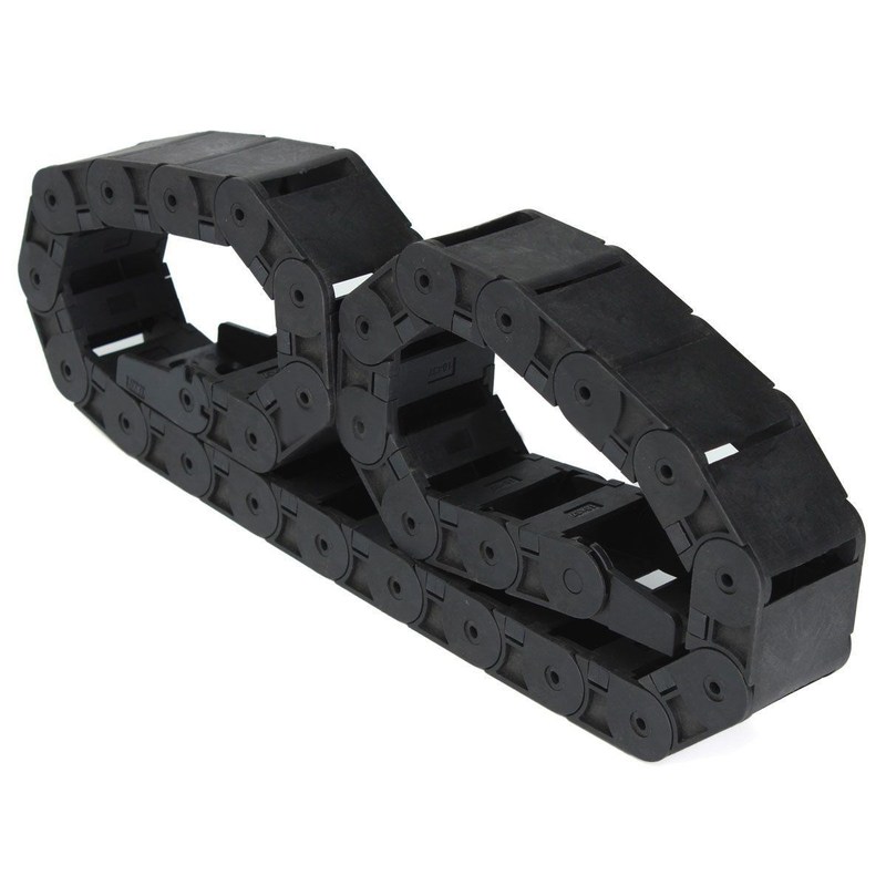 1pc Black Long Plastic Nylon Cable Drag Chain owline 1M 1000
