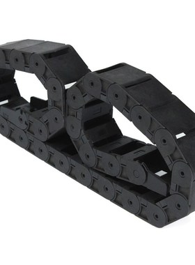 1pc Black Long Plastic Nylon Cable Drag Chain owline 1M 1000